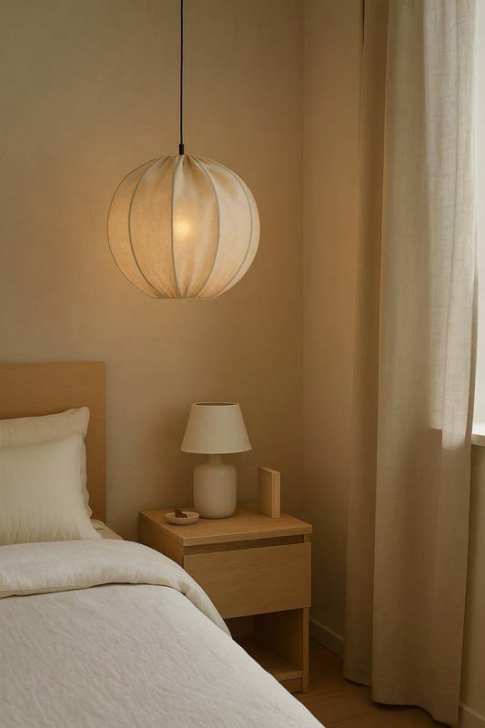 Fabric pendant for commercial spaces