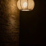 Fabric hanging light by glitteron light