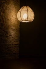 Fabric hanging light by glitteron light