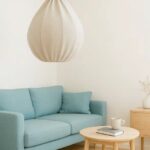 Fabric pendant light for cafés by glitteron lights