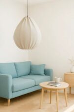 Fabric pendant light for cafés by glitteron lights