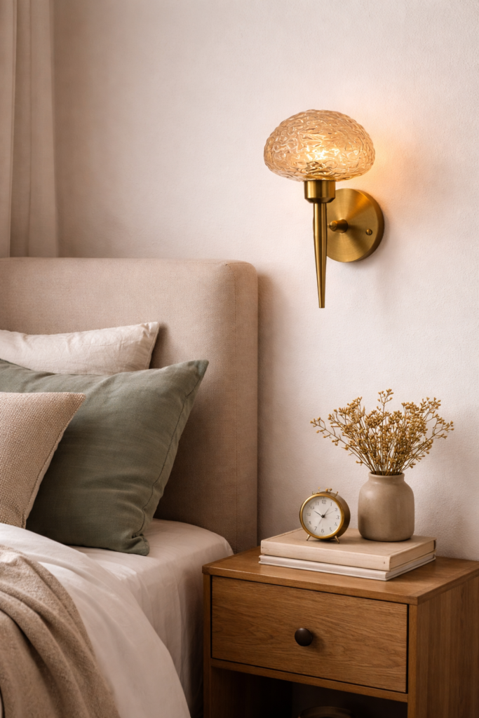 Modern style golden finish wall light by glitteron lights