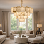 Modern alabaster luxury chandelier by glitteron lights