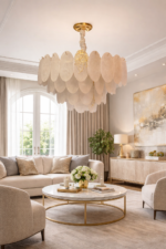 Statement-piece design chandelier luxury living rooms by glitteron lights