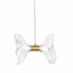 Flower shaped glass pendant to give premium look by glitteron lights