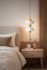 Modern white pendant for warm atmosphere by glitteron lights