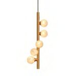 Suspended sleek marble pendant to give premium look by glitteron lights