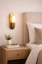 Contemporary modern luxury wall lamp to give aesthetic look