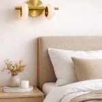 Aesthetic marble wall lamp to give premium look