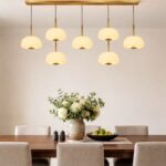 Modern chandelier for soft illumination to any commercial interior styles