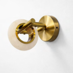 Modern minimalist marble wall lamp for cozy corners