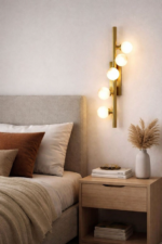 Premium sleek marble wall lamp to give soft glow