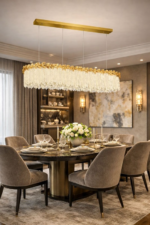 Classic luxury crystal chandelier for hotel lobby, dining hall, villa