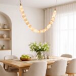 Contemporary luxury art lighting for high-end reception areas